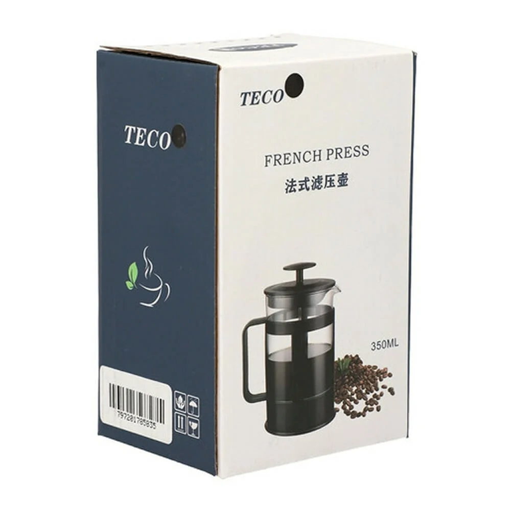 Cafetera prensa francesa teco con capacidad para 350ml / french press