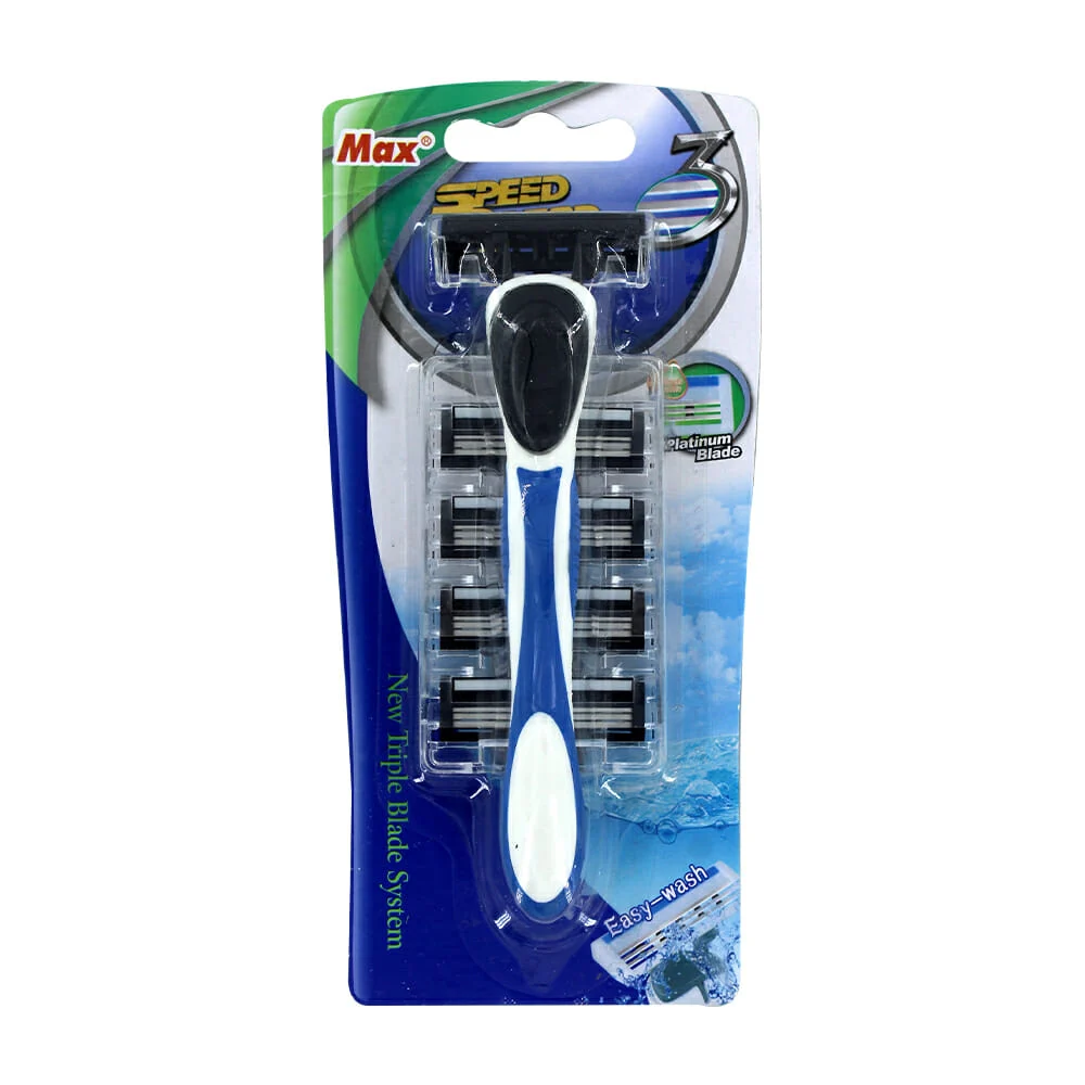Rastrillo max speed razor con 4 cabezale...