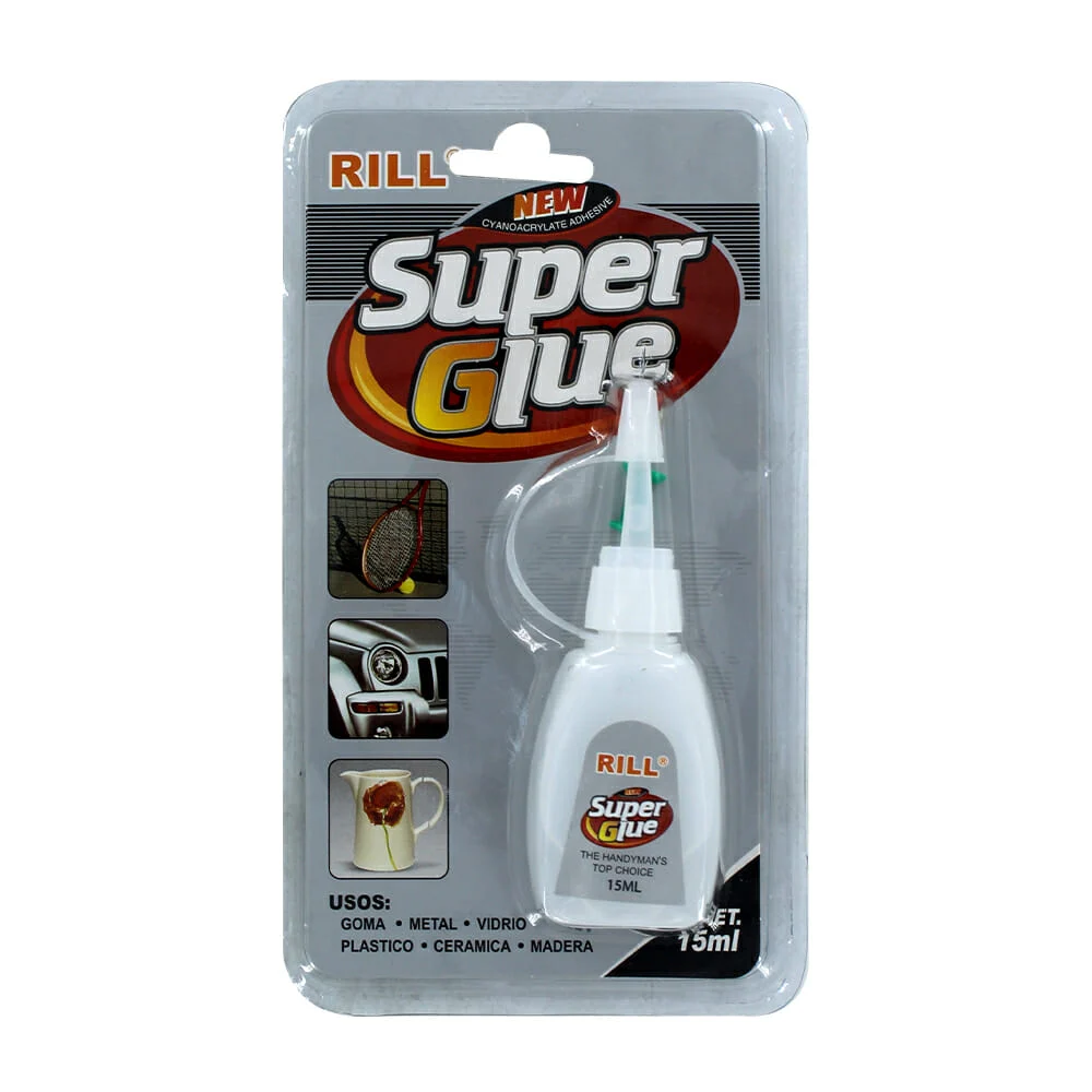 Pegamento liquido 15ml tipo gotero / super glue / 10897