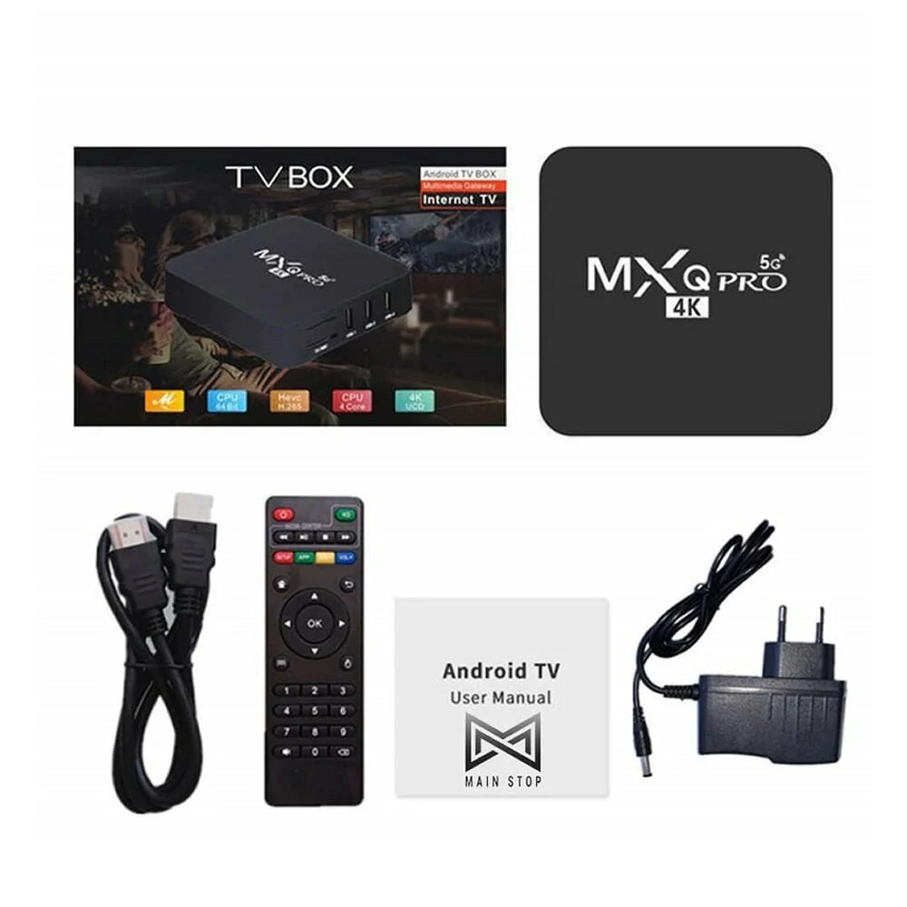 Tv box multimedia mx9 con relosución 4k, 4gb de ram y 32gb de almacenamiento / 11062