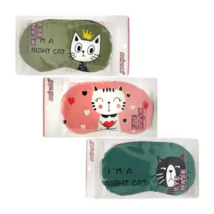 Antifaz relajante de gel, diseño de animalitos con frase, variedad / …