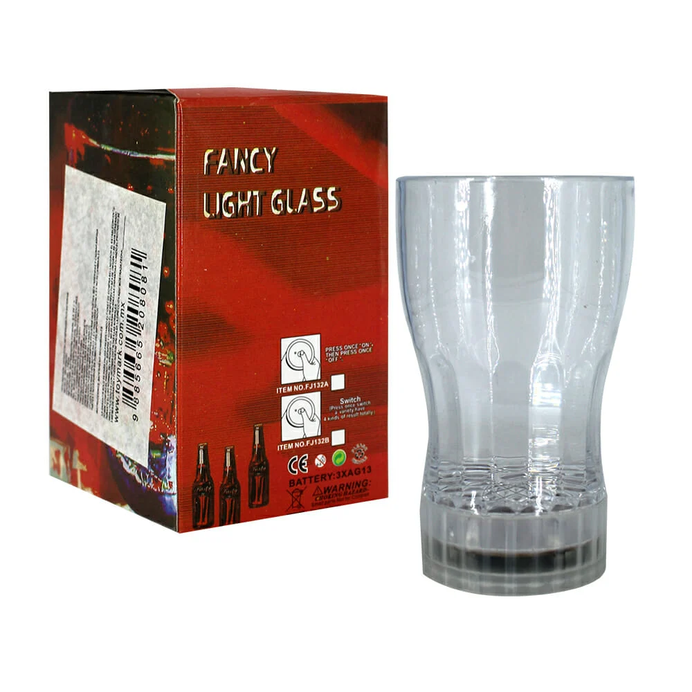 Vaso con luz led para fiesta 250ml 18412262501