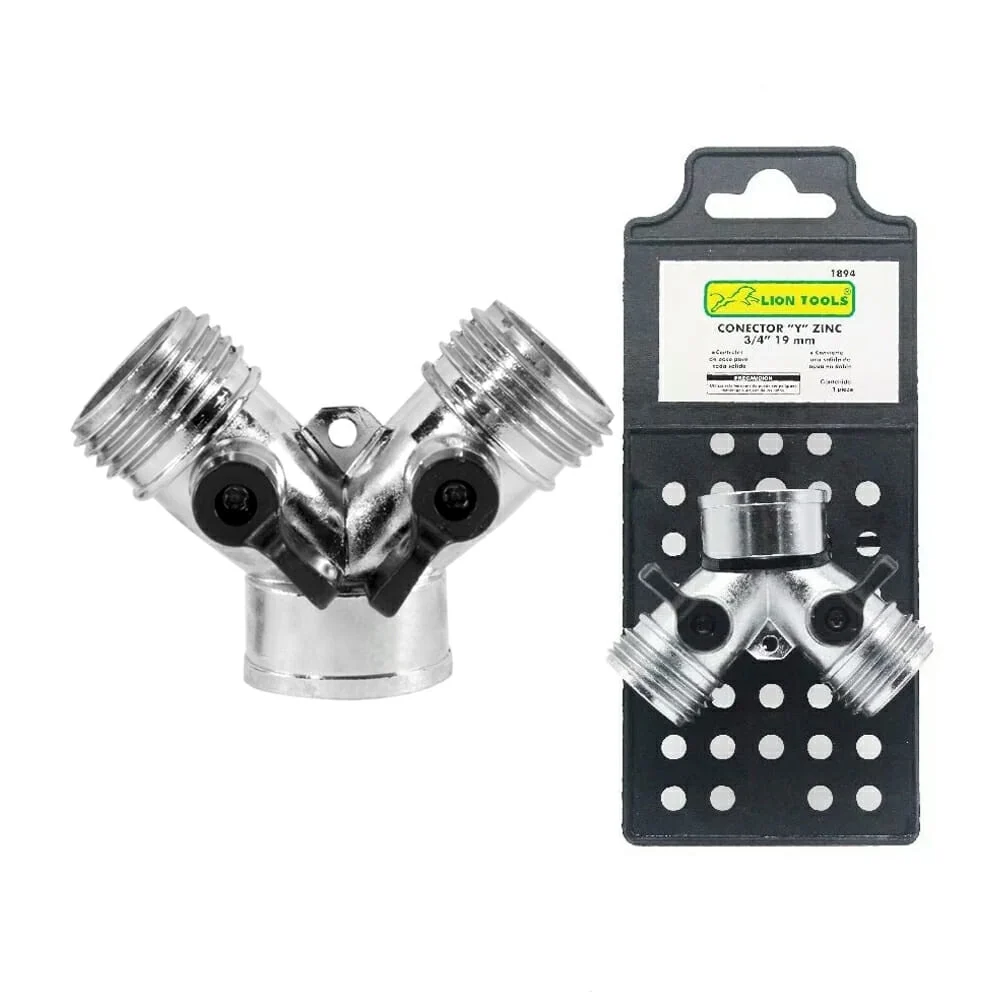 Adaptador conector metálico 3/4" lion t...