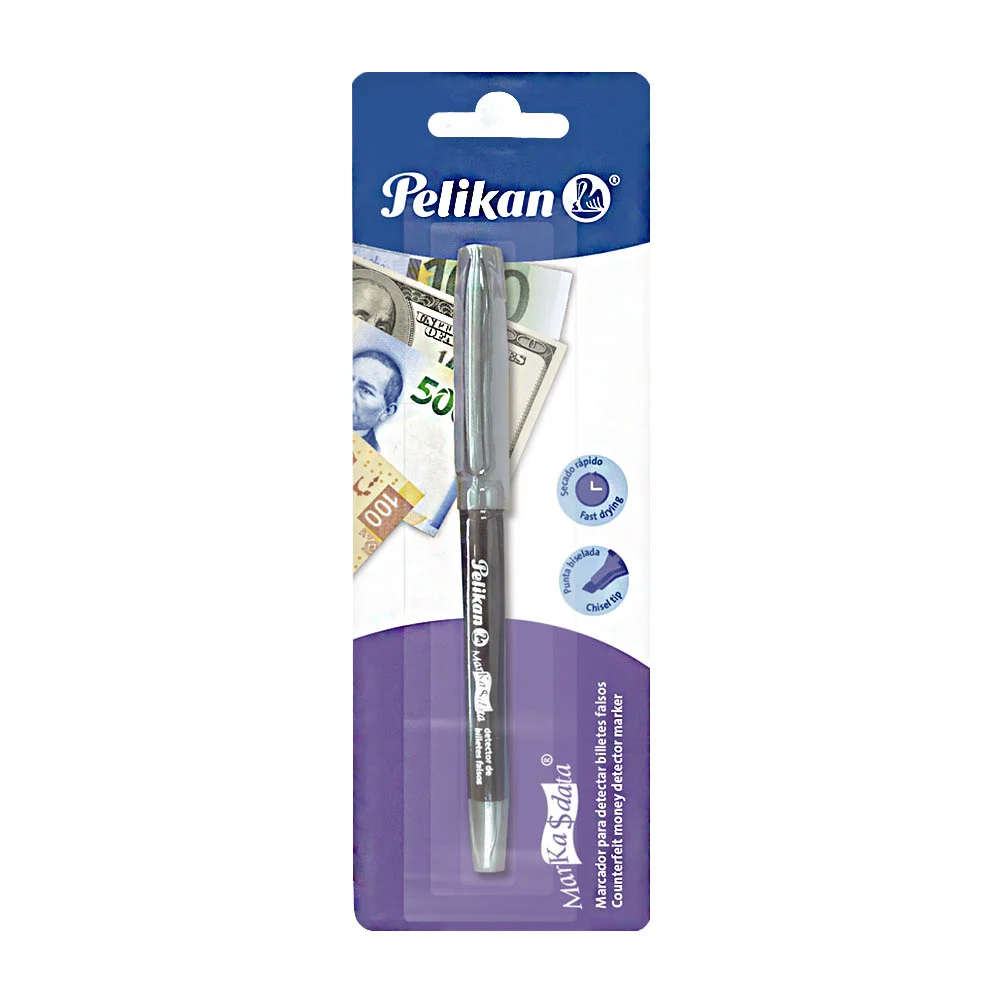 Plumón - marcador pelikan para billetes...