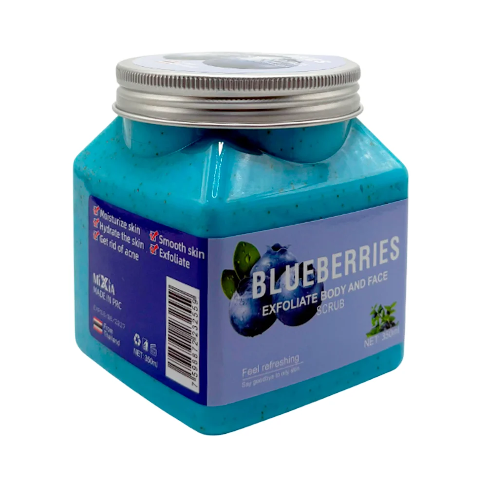 Crema exfoliante facial y corporal con e...
