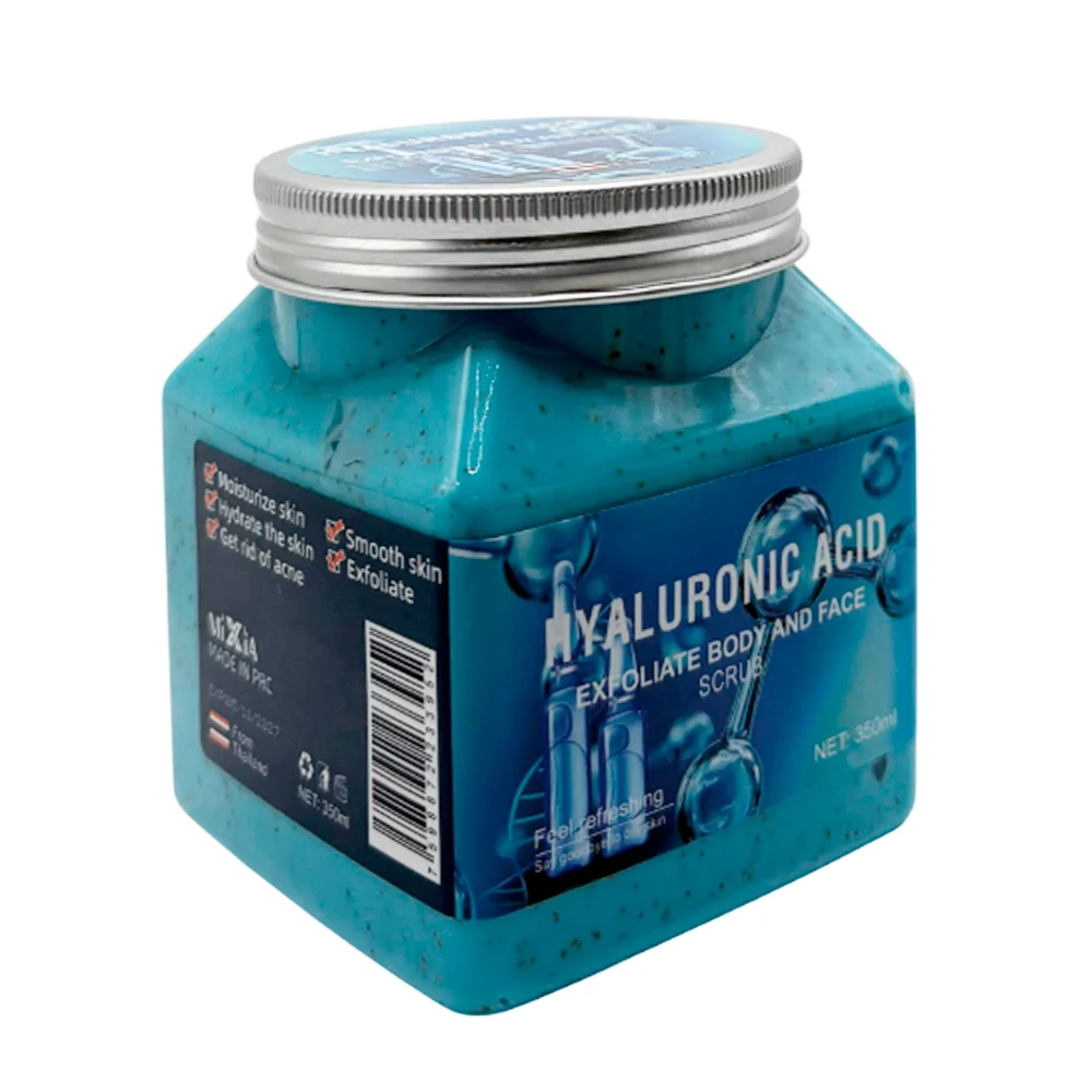 Crema exfoliante facial y corporal con e...