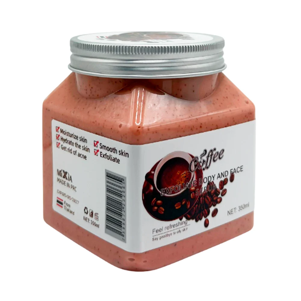 Crema exfoliante facial y corporal con e...