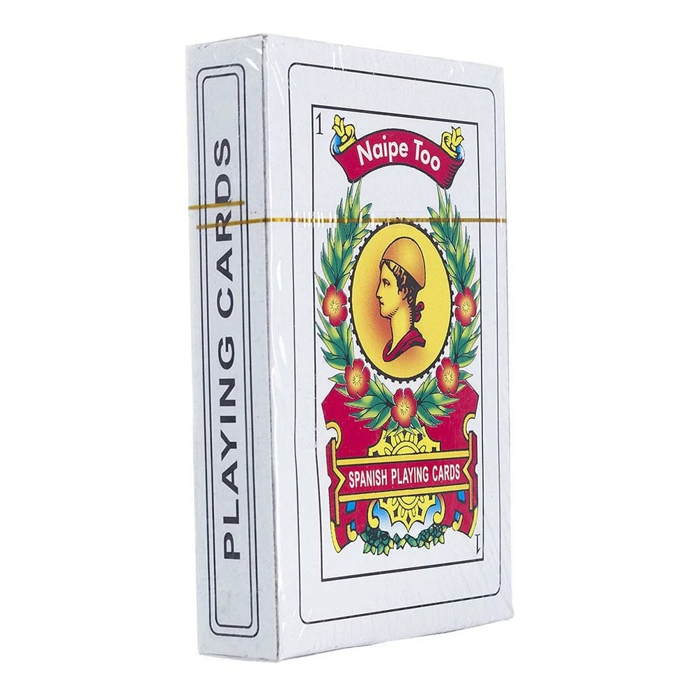 1pza Baraja española de 50 cartas para fiestas, variedad de usos / naipe too / naveta / pk-288 / zj-0036