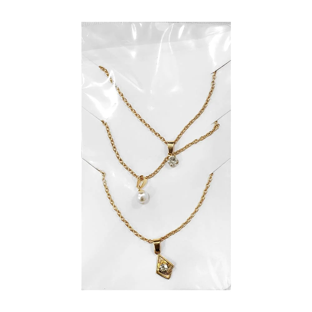 Blíster con 3 collares, variedad de mod...