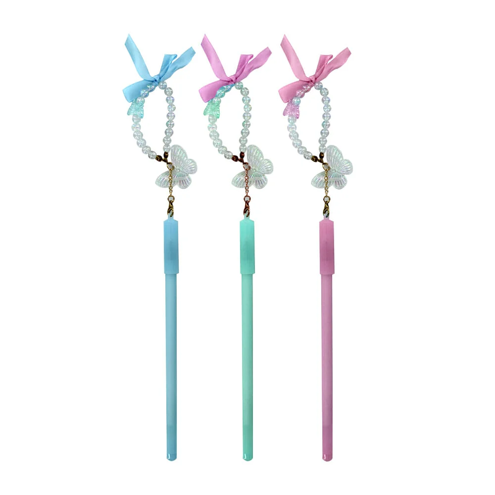 1pza Pluma de gel + pulsera tornasol, variedad de diseños hz-20-1