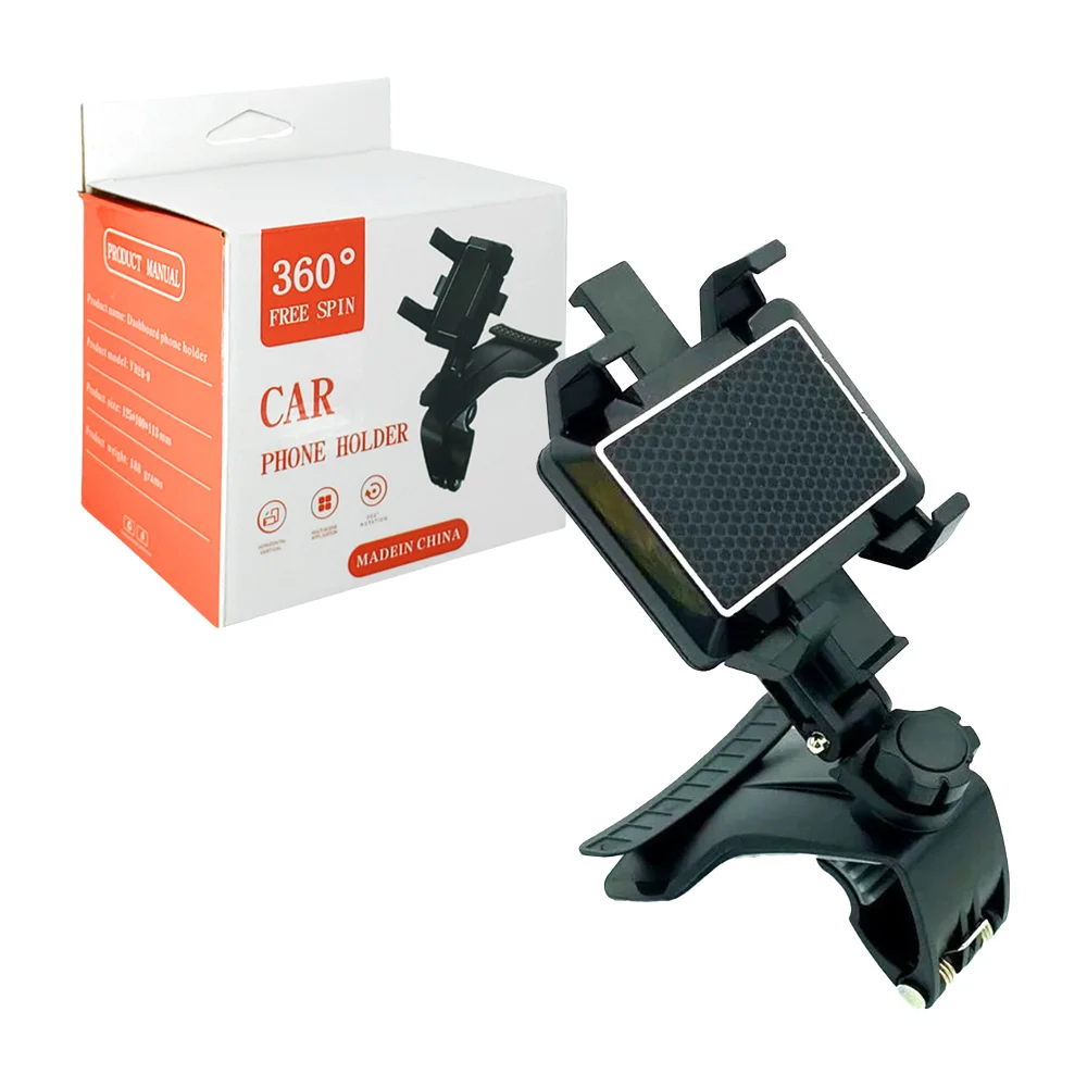 Soporte ajustable giratorio de celular para automóvil, variedad de modelos / car phone holder / 360 free spin / yb20-9 / zj-1950