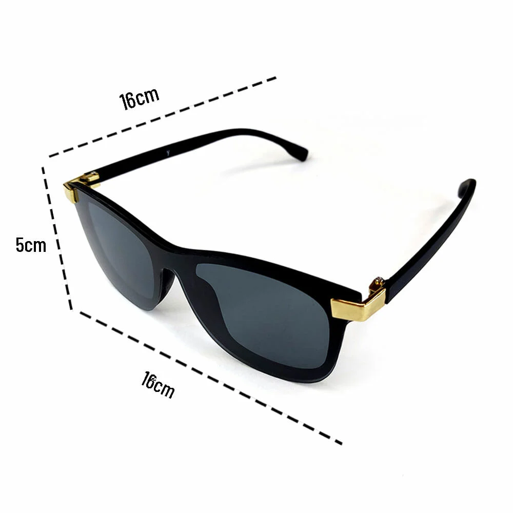 Gafas de sol polarizadas clásicas cuadradas 3429-1f