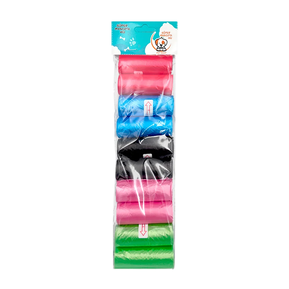 Paquete con 10 rollos de bolsas plástic...
