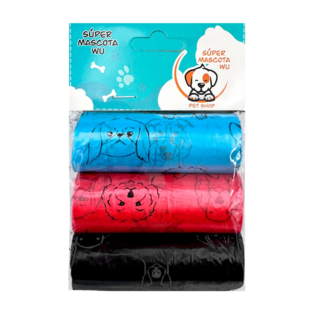 Paquete con 3 rollos de bolsas para hece...
