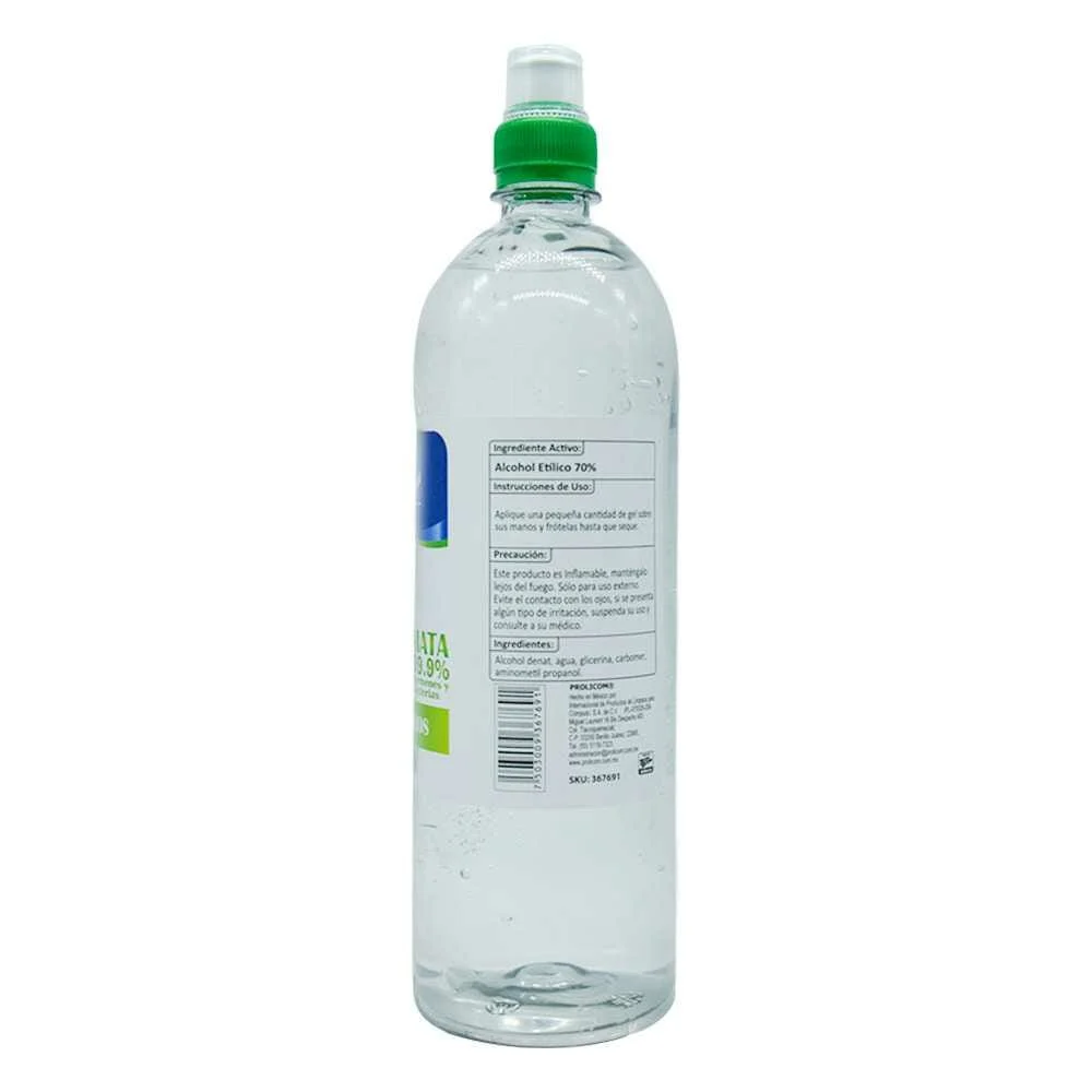 Gel antibacterial para manos prolicom 1 litro