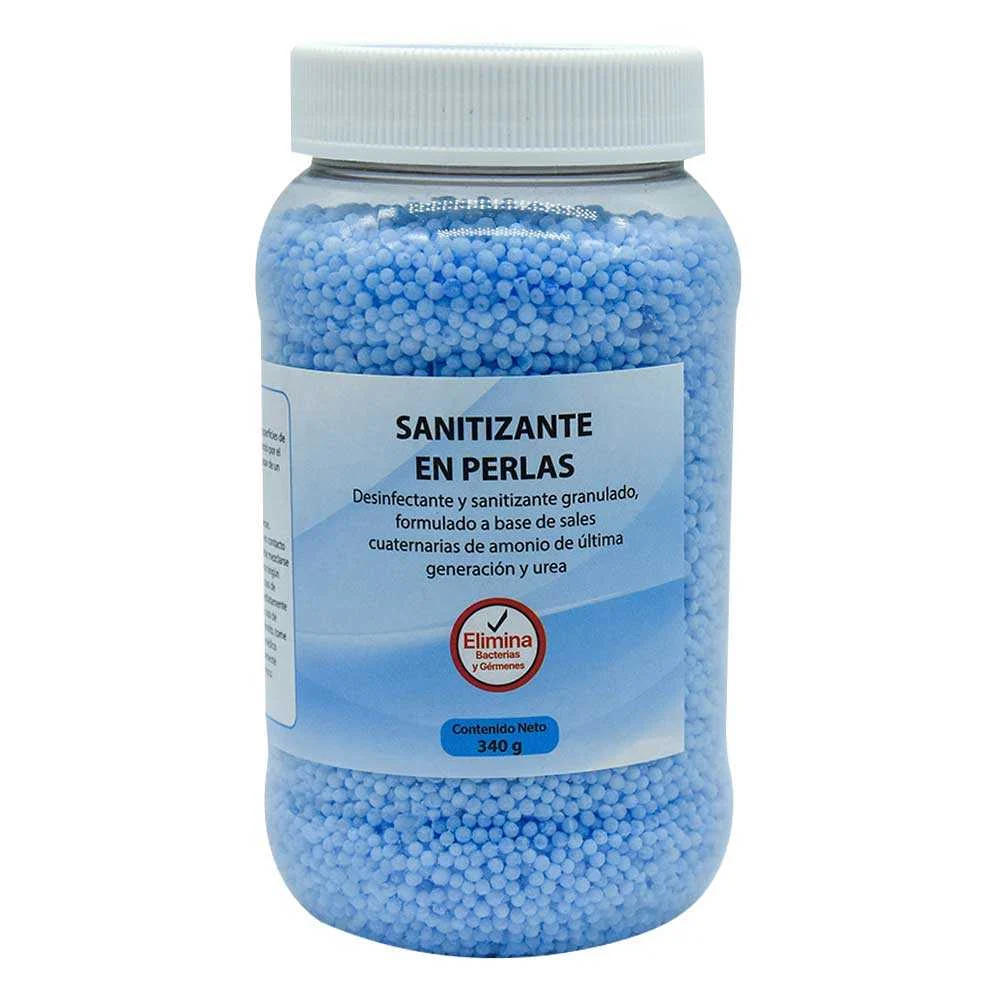Bote con sanitizante en forma de perlas pequeñas 340g / 367943