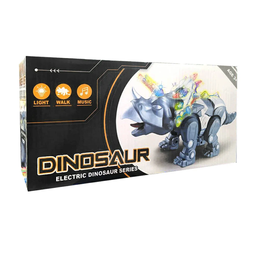 Dinosaurio móvil de juguete con luz y sonido / 3879