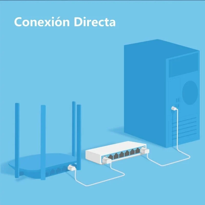 Hub Internet azul