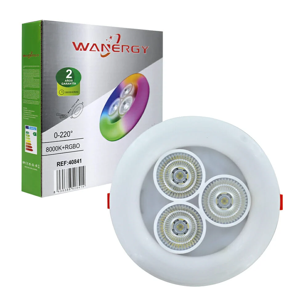 Plafón led redondo wanergy 20+20w / 8000k + rgbo 40841