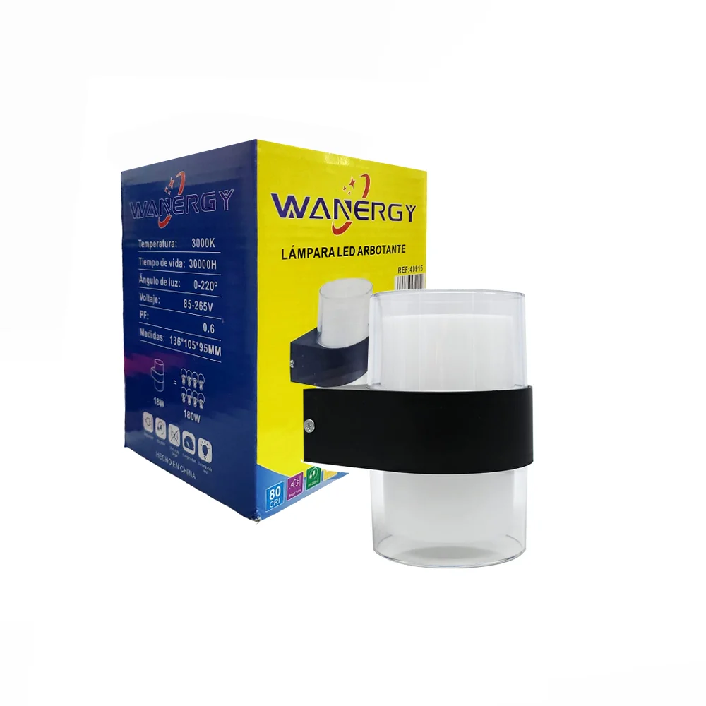 Lámpara wanergy doble led para pared im...