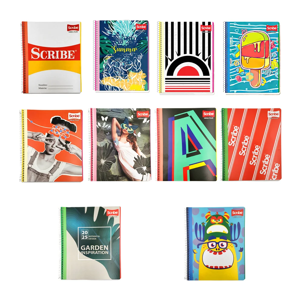 Cuaderno escolar scribe mega plus con 10...