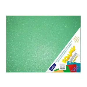 Paquete con 10 hojas de foamy diamantado irisado tamaño 4 cartas o 43…