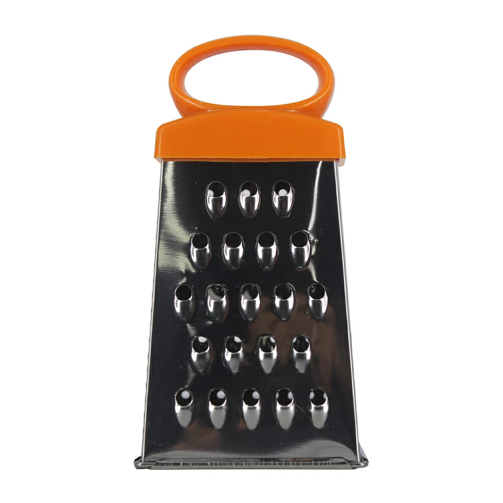 1pza Mini rallador manual metálico con 4 tipos de rallado para alimentos / 54p