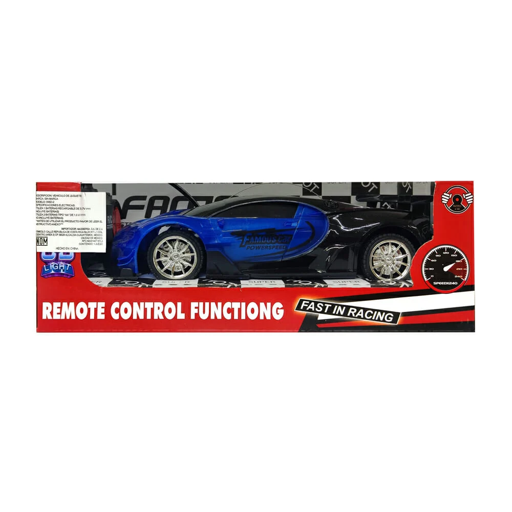 Carro tipo super deportivo a control rem...