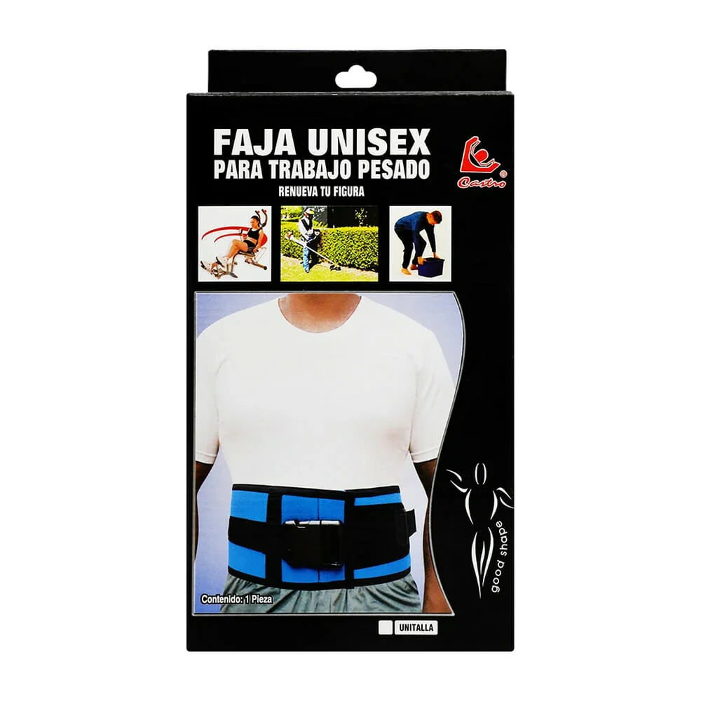 Faja tipo cinturón unisex kidco para trabajo pesado, variedad de colores / castro / 7067