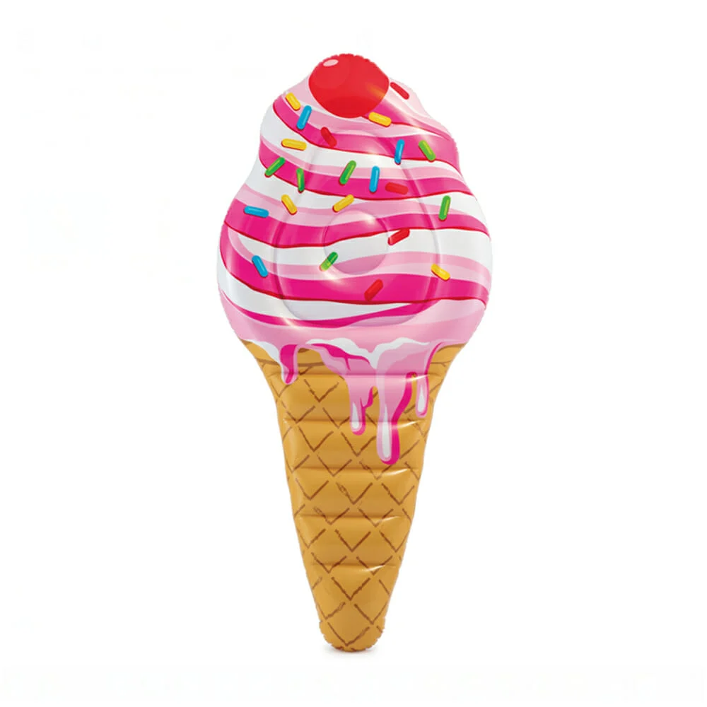 Camastro inflable con diseño de helado ice cream 2.24m x 1.07m / 58762eu