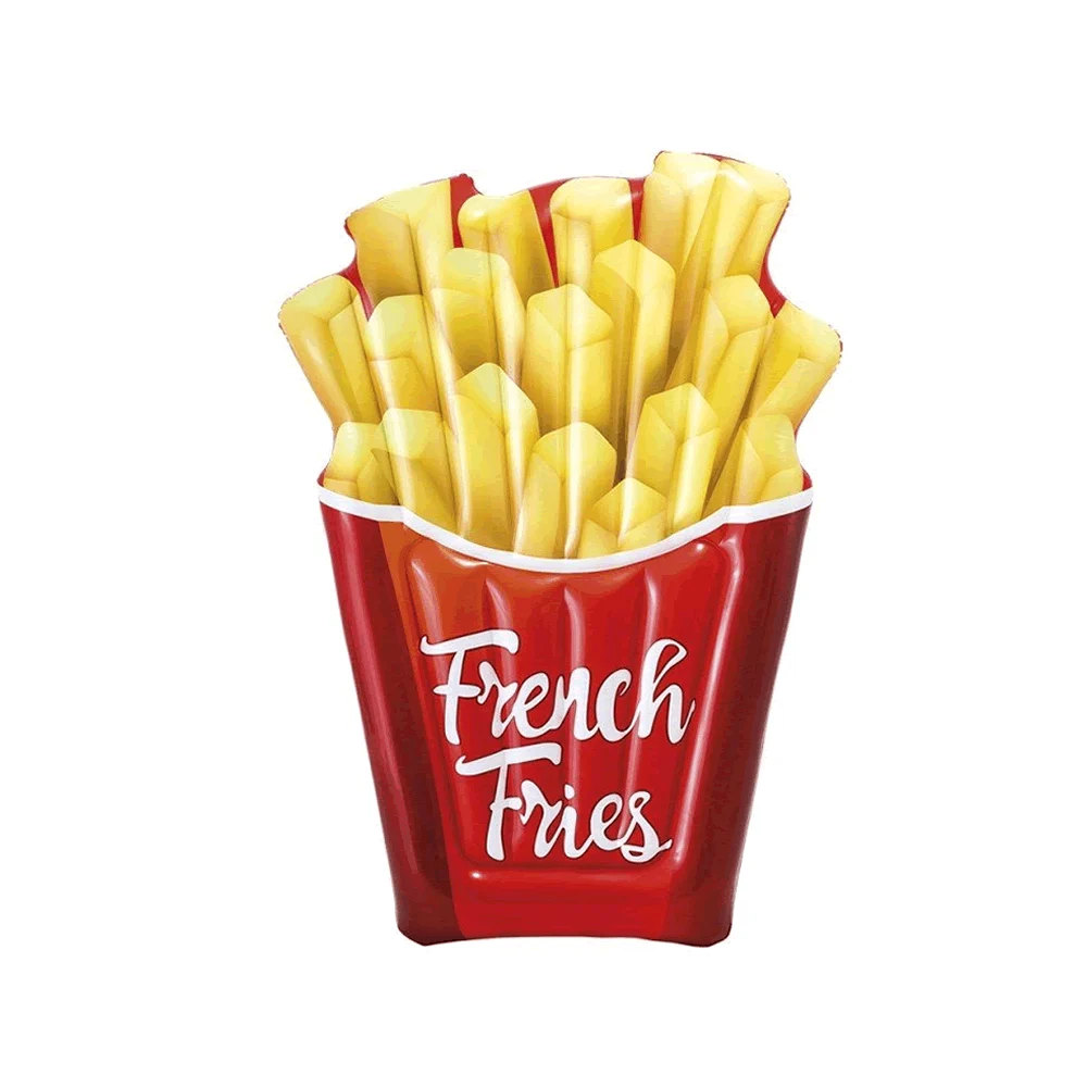 Camastro inflable con diseño de papas fritas 1.75m x 1.32m / 58775eu