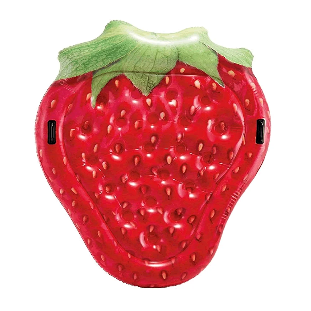 Camastro inflable con diseño de fresa 1.86m x 1.42m / 58781eu