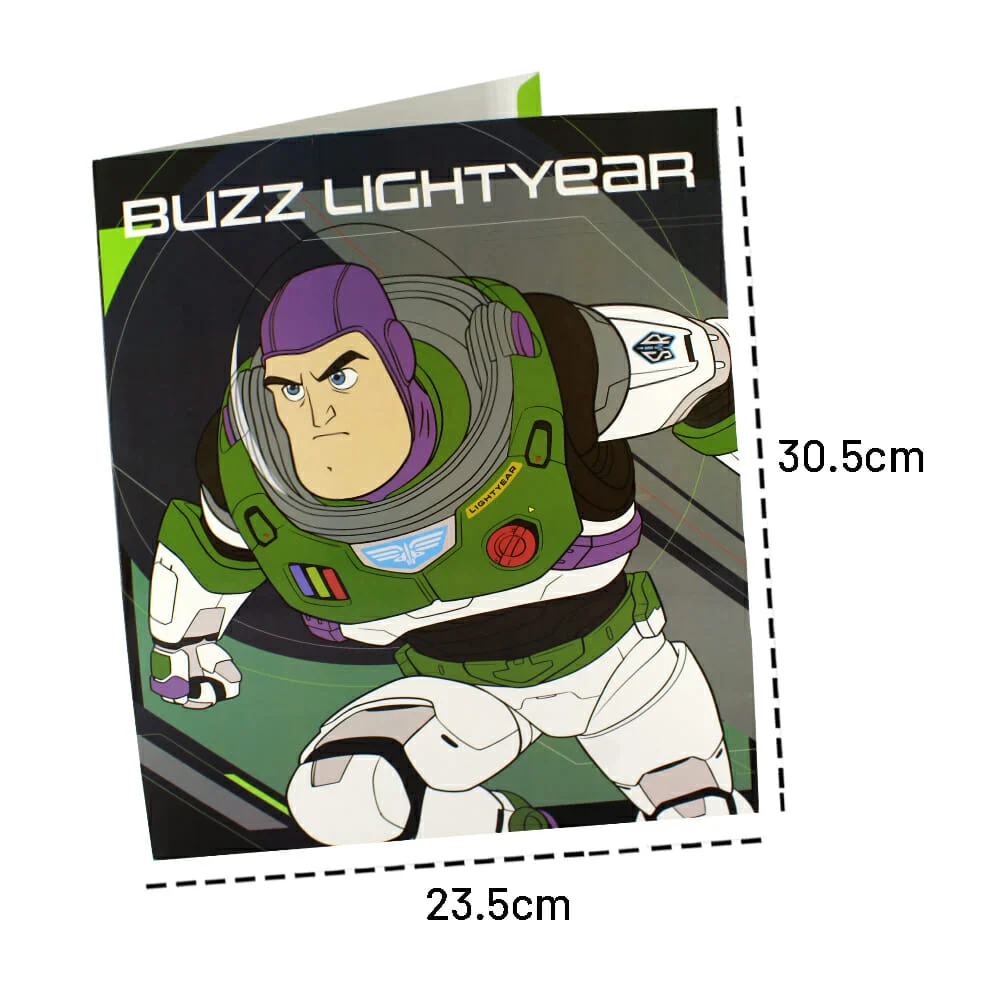 1pza Carpeta folder granmark tamaño carta con diseño de buzz lightyear / 600-1047a