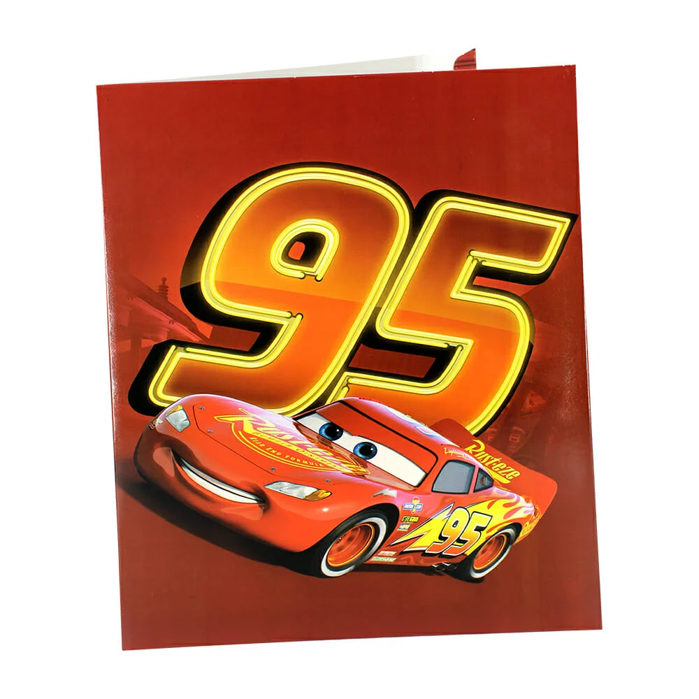 1pza Folder / carpeta tamaño carta con diseño de rayo mcqueen 600-899a
