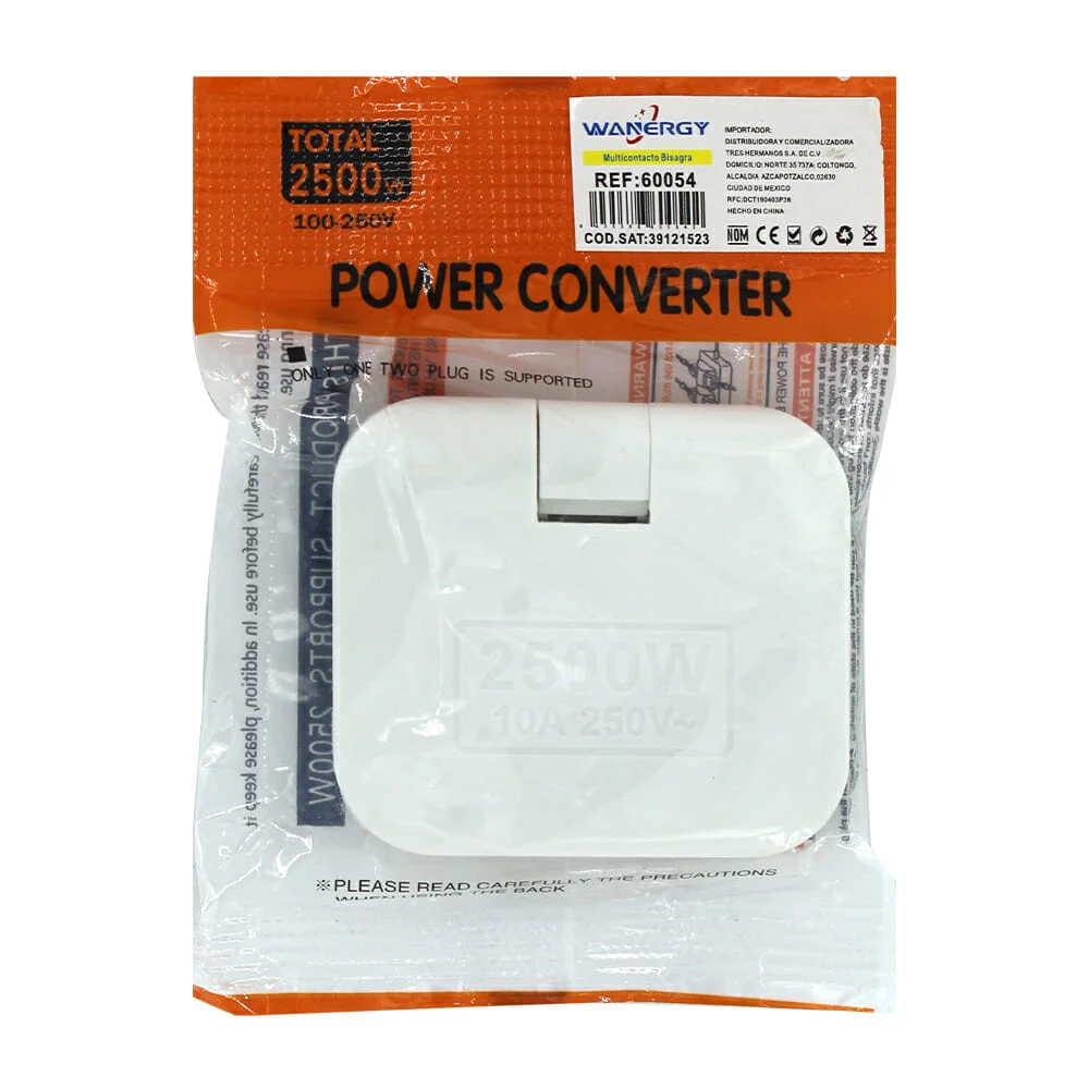 Adaptador multicontacto triple wanergy t...