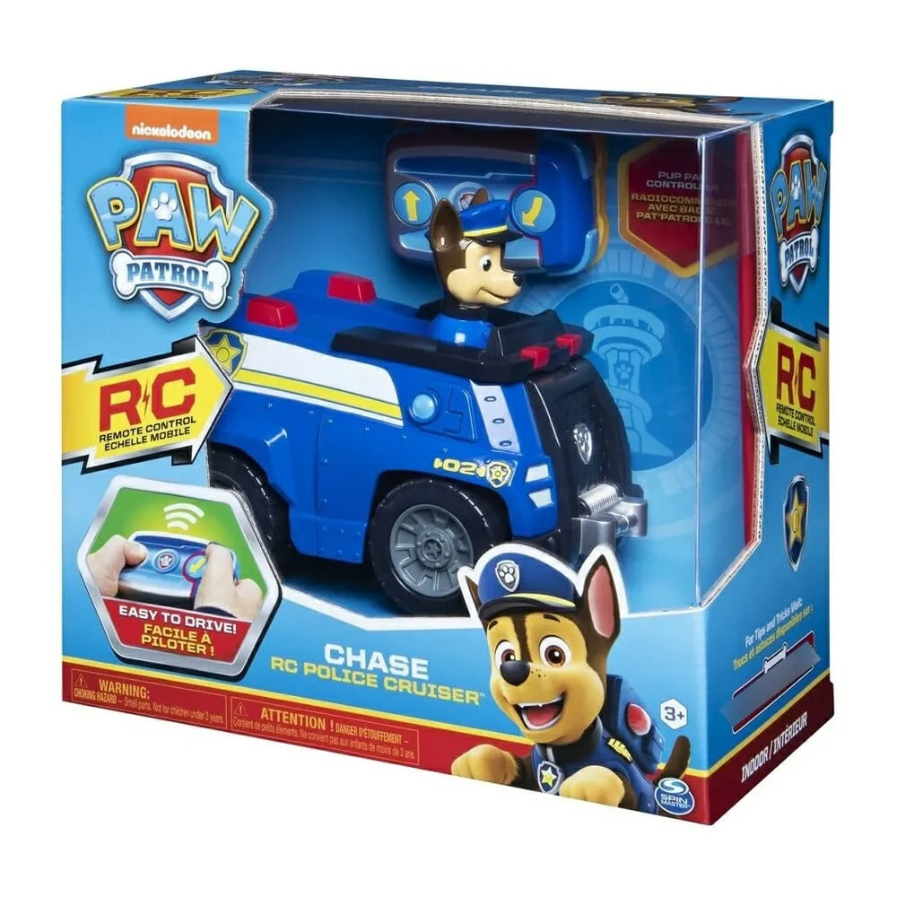 Carro de policia a control remoto con diseño de chase paw patrol / 6054190