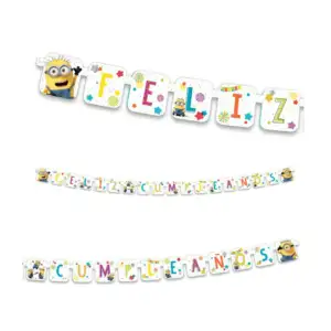 Banner letrero móvil feliz cumpleaños de 18 piezas granmark con diseñ…