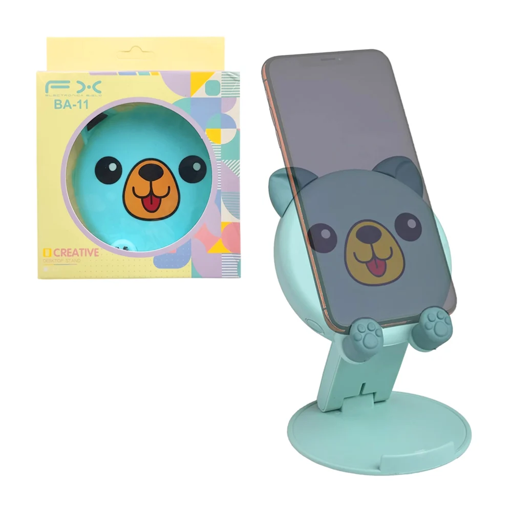 Soporte de escritorio plegable con diseño de animales para teléfono celular, variedad de colores y diseños / t3 / fl021 / mobile phone stents / 236251 / xz-6113 / ba-11 / fx