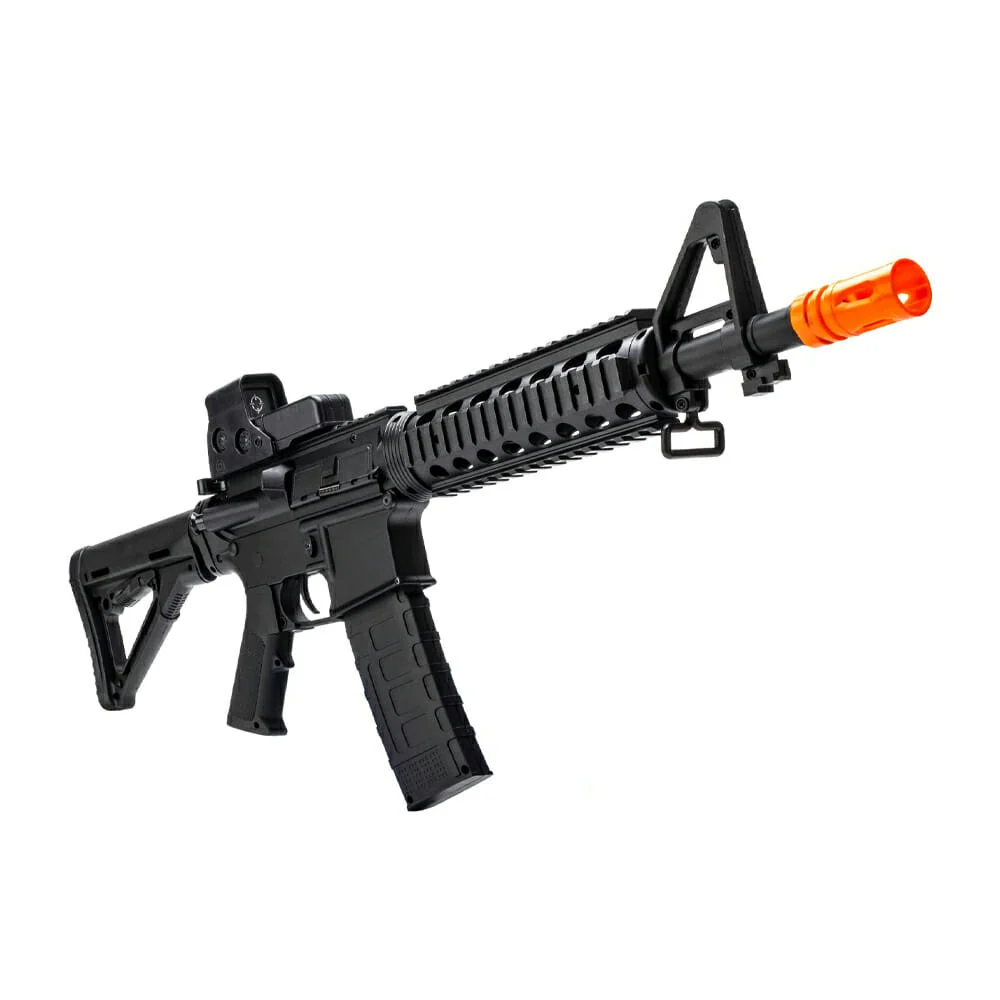 Pistola / rifle m16a2 con 2 modos de uso para lanzar bolitas de hidrogel 7-8mm, diseño tipo graffiti y accesorios / 6612-3
