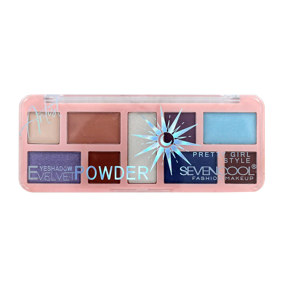 Paleta de sombras con 9 colores para ojo...