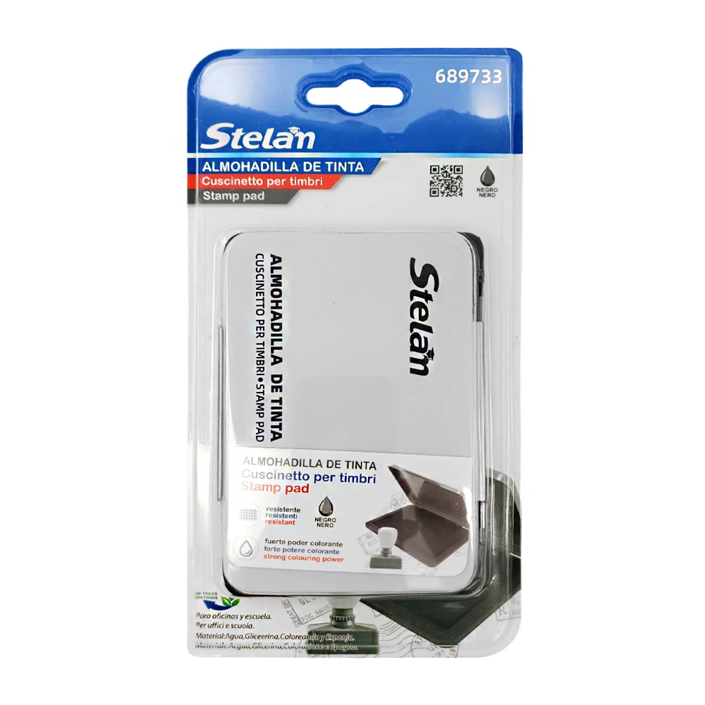 Almoadilla stelan de tinta en color negro / 689733