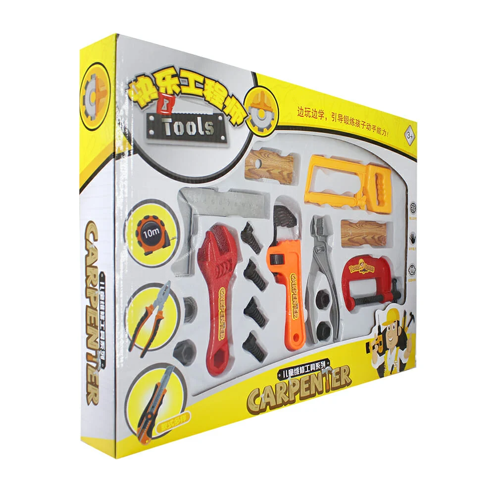 Set de 16 herramientas de juguete tipo carpintero / 2268