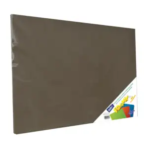 Paquete con 10 hojas de foamy liso color chocolate 70x90cm / 055144