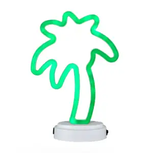 Lámpara decorativa con forma de palmera 17.5x6x25.5cm / 7232-33