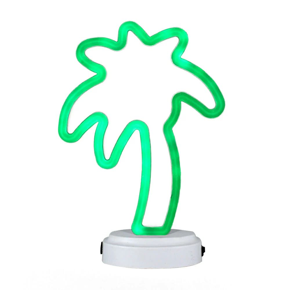 Lámpara decorativa con forma de palmera 17.5x6x25.5cm / 7232-33