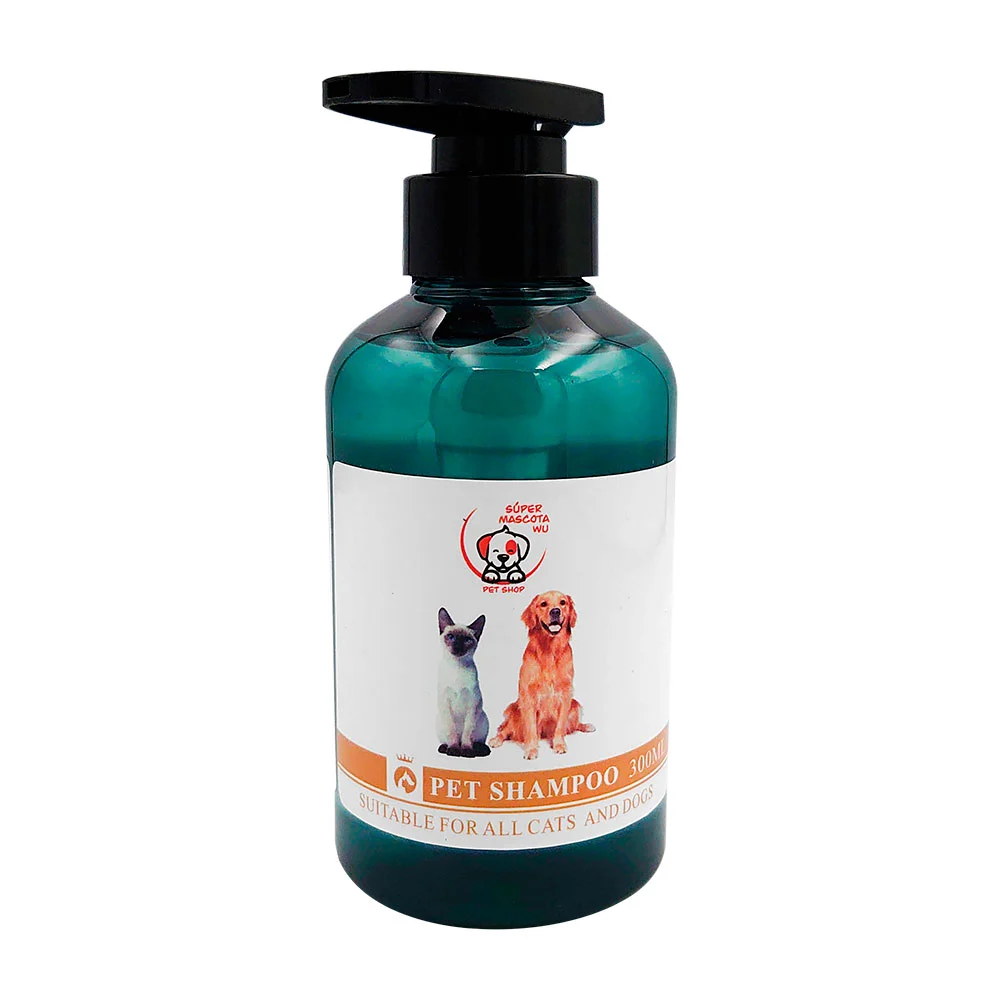 Shampoo para mascotas con extractos natu...