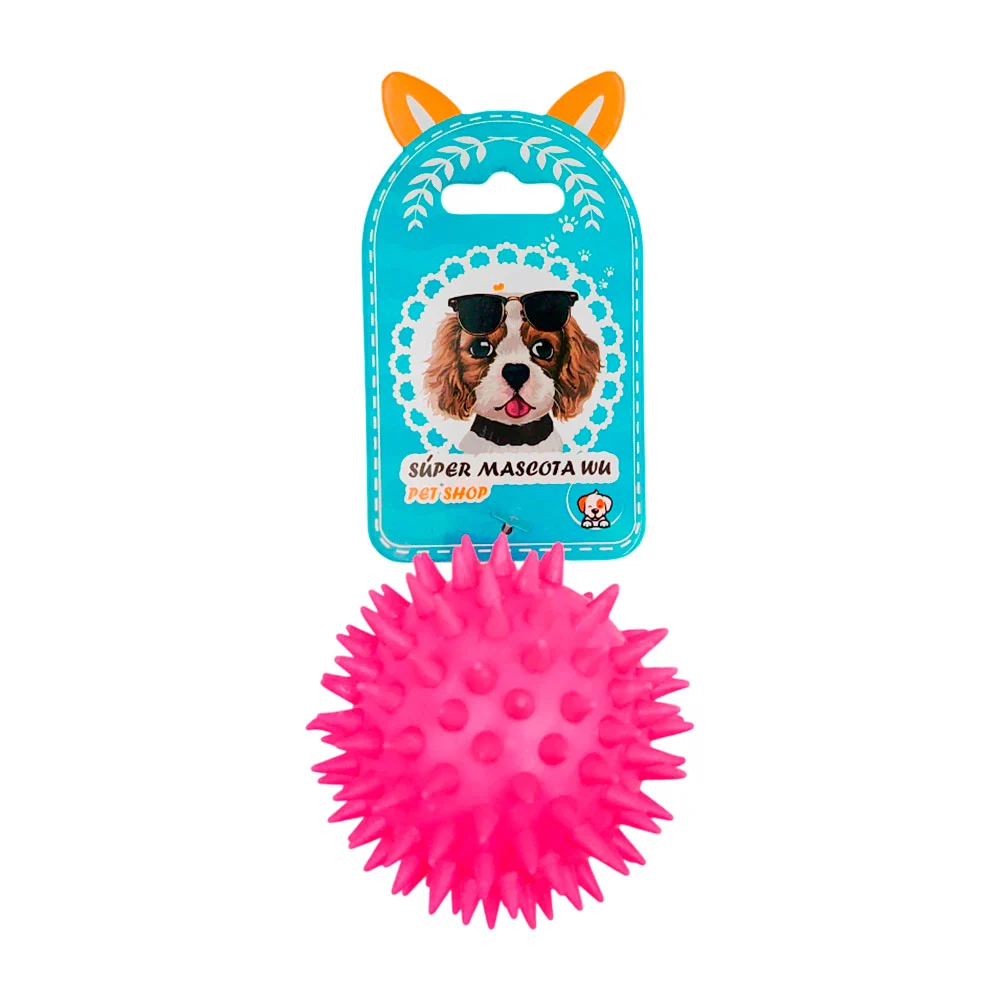 Pelota chillona con púas 6.5cm, varieda...