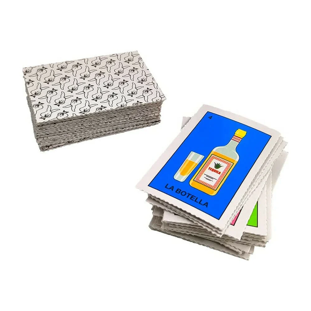 Juego de mesa lotería mexicana versión estándar  con 8 tableros y 54 cartas / 603911