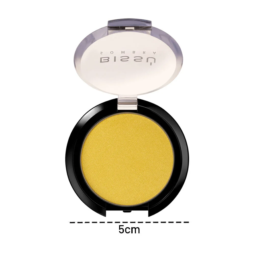1pza Sombra individual compacta bissú en tono 78-amarillo intenso para ojos