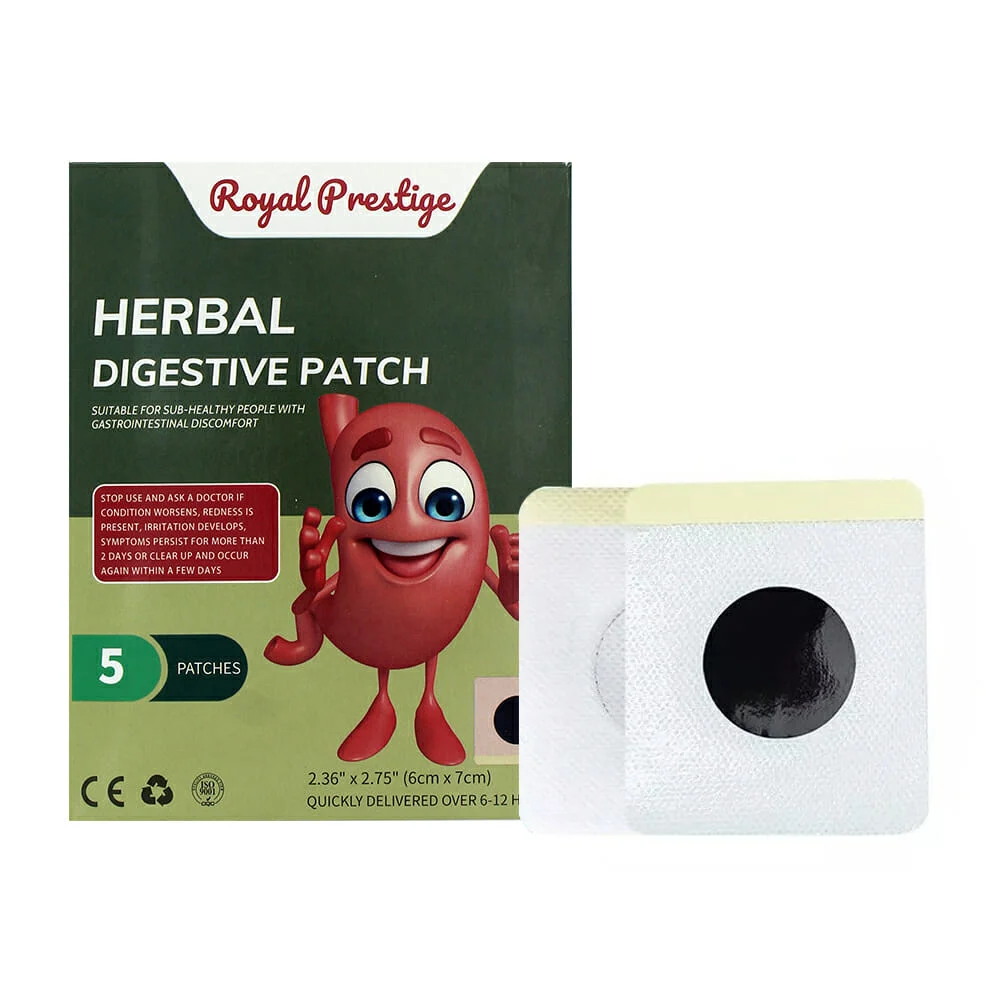Caja con 5 parches digestivos royal pres...